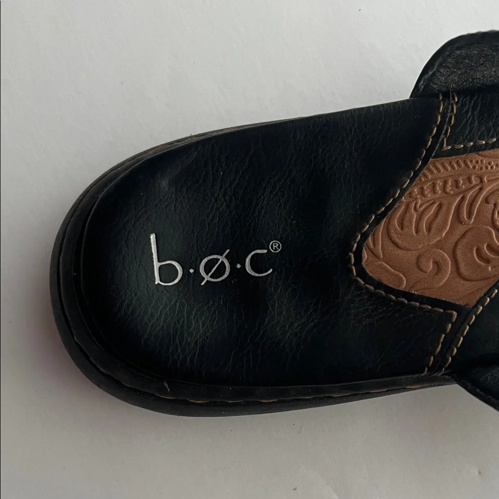 b.o.c. Black and Brown Women's Sandals - Picture 2 of 8